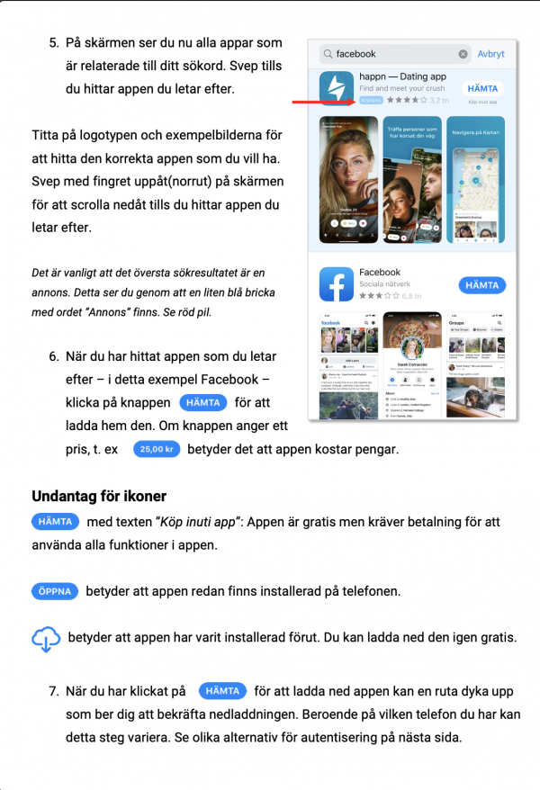 OLD - Ladda hem en app till iPhone