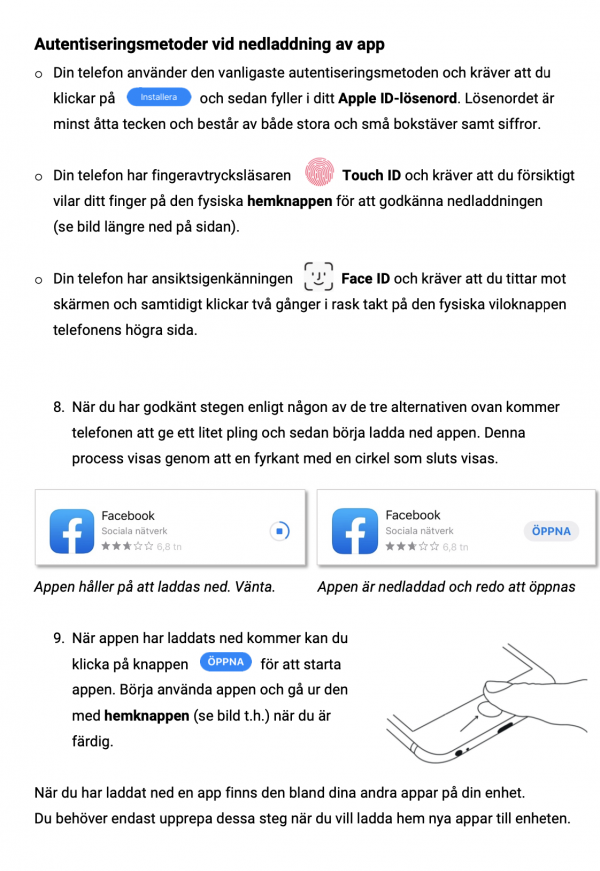 OLD - Ladda hem en app till iPhone