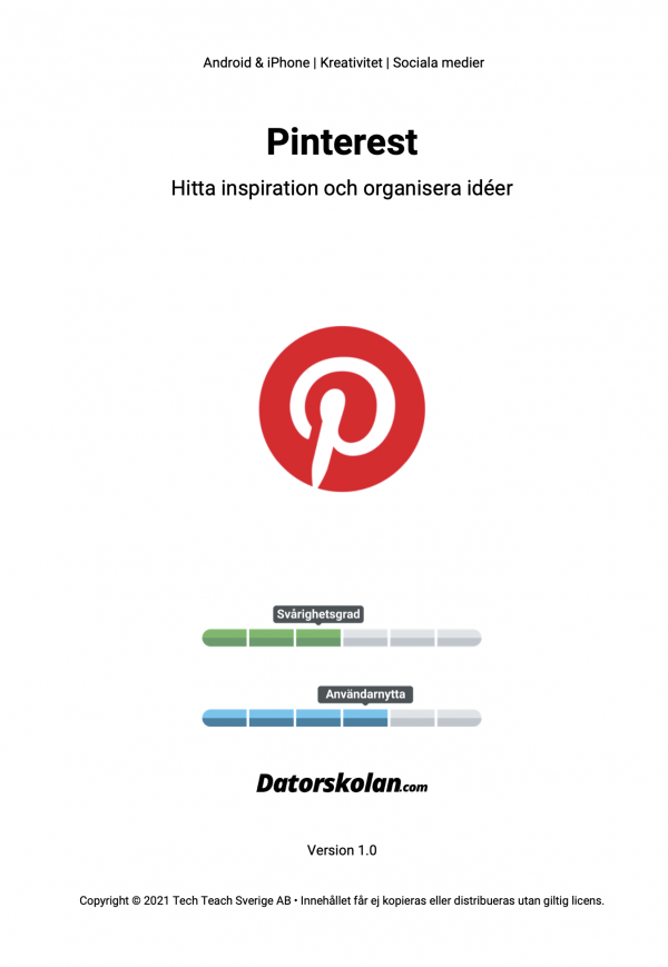 Framsidan av DigiGuiden om Pinterest