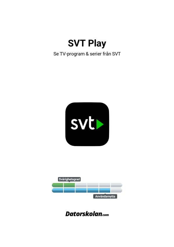 SVT Play: App